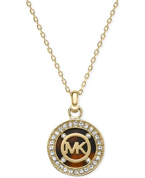 michael kors tortoise necklace|Michael Kors necklace.